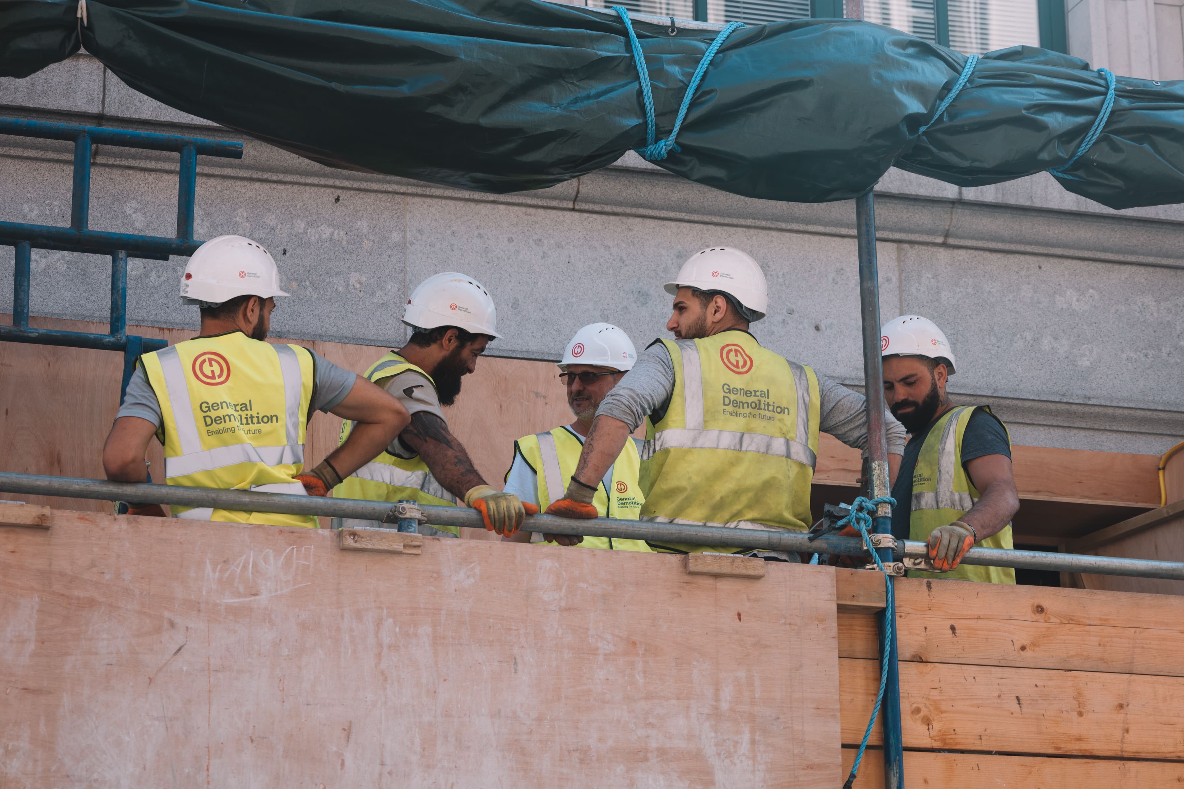 A real crew working a job site — the volume CRI monitors